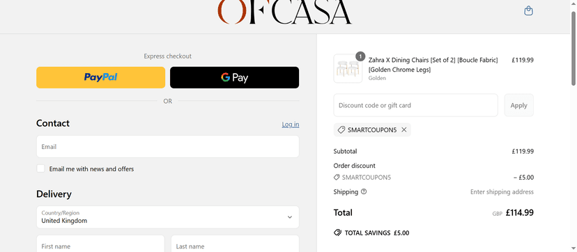 Ofcasa Furniture Coupon Code - Get 15% Off Savings